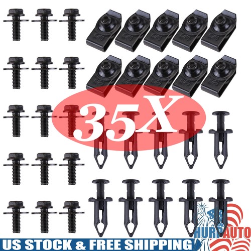 Body bolts nut clips - clips, m6