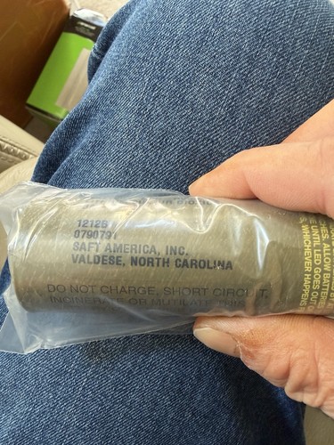 Military lithium battery - 6v,